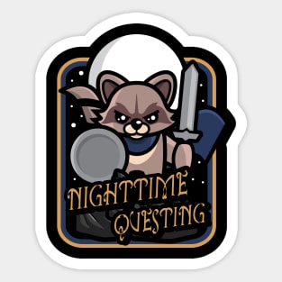 Nighttime Questing Sticker